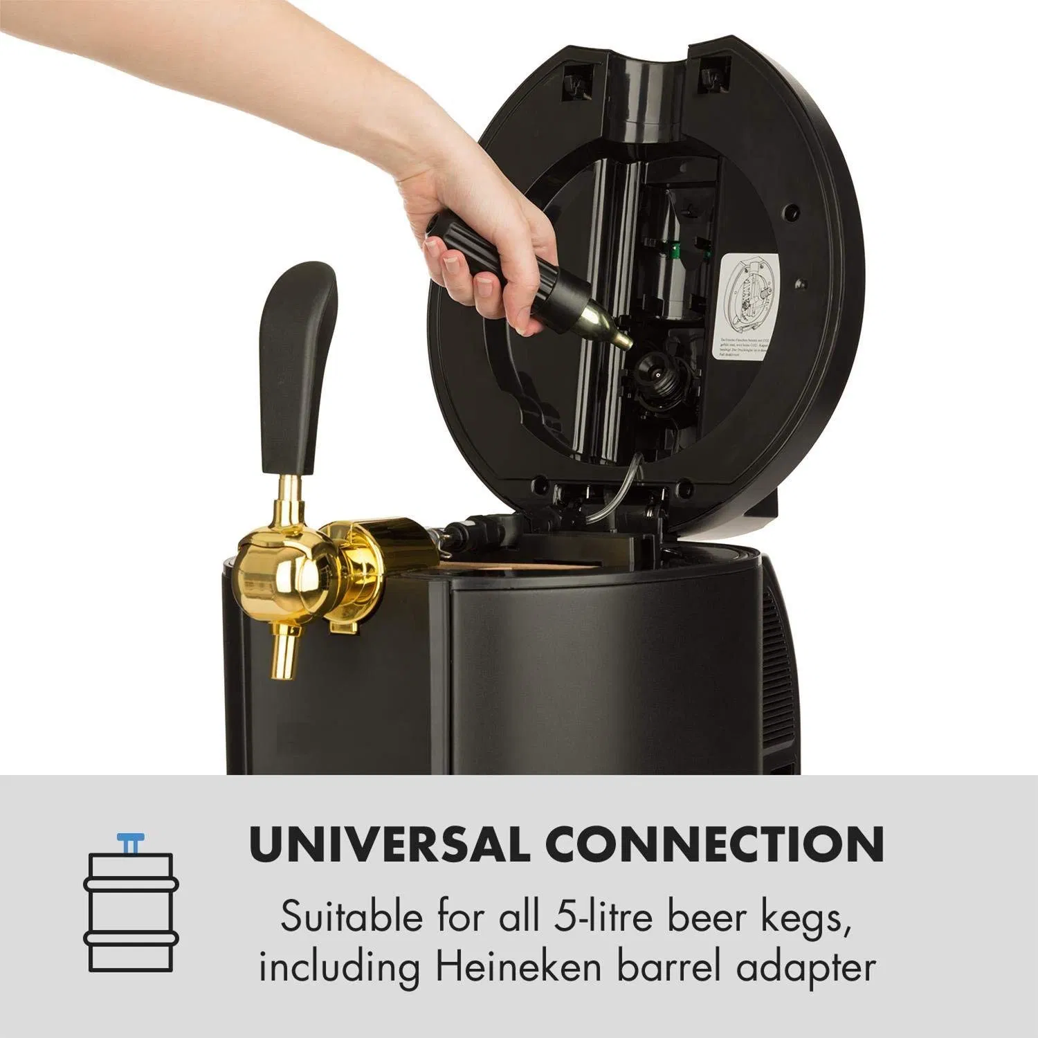 5L Automatic Plastic Tabletop Draft Beer Dispenser Tower for Bar