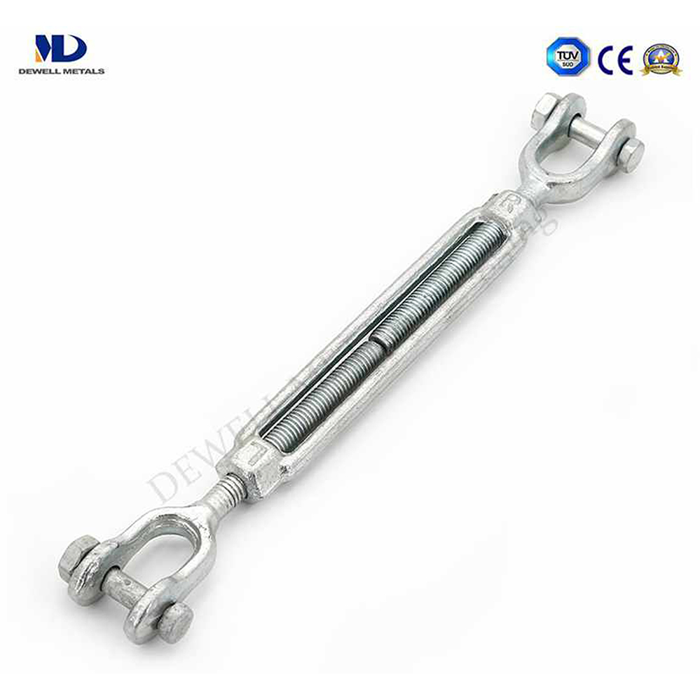 Us Federal Specification FF-T-791b Drop Forged Steel with Jaw and Jaw Turnbuckle