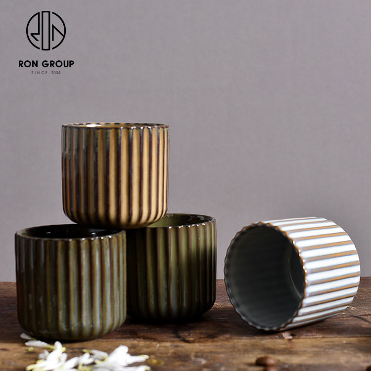 Hot Selling Nordic Matte Porcelain Ceramic Cafe Cappuccino Coffee Water Tea Restaurant Hotel Commercial Drinking Cup