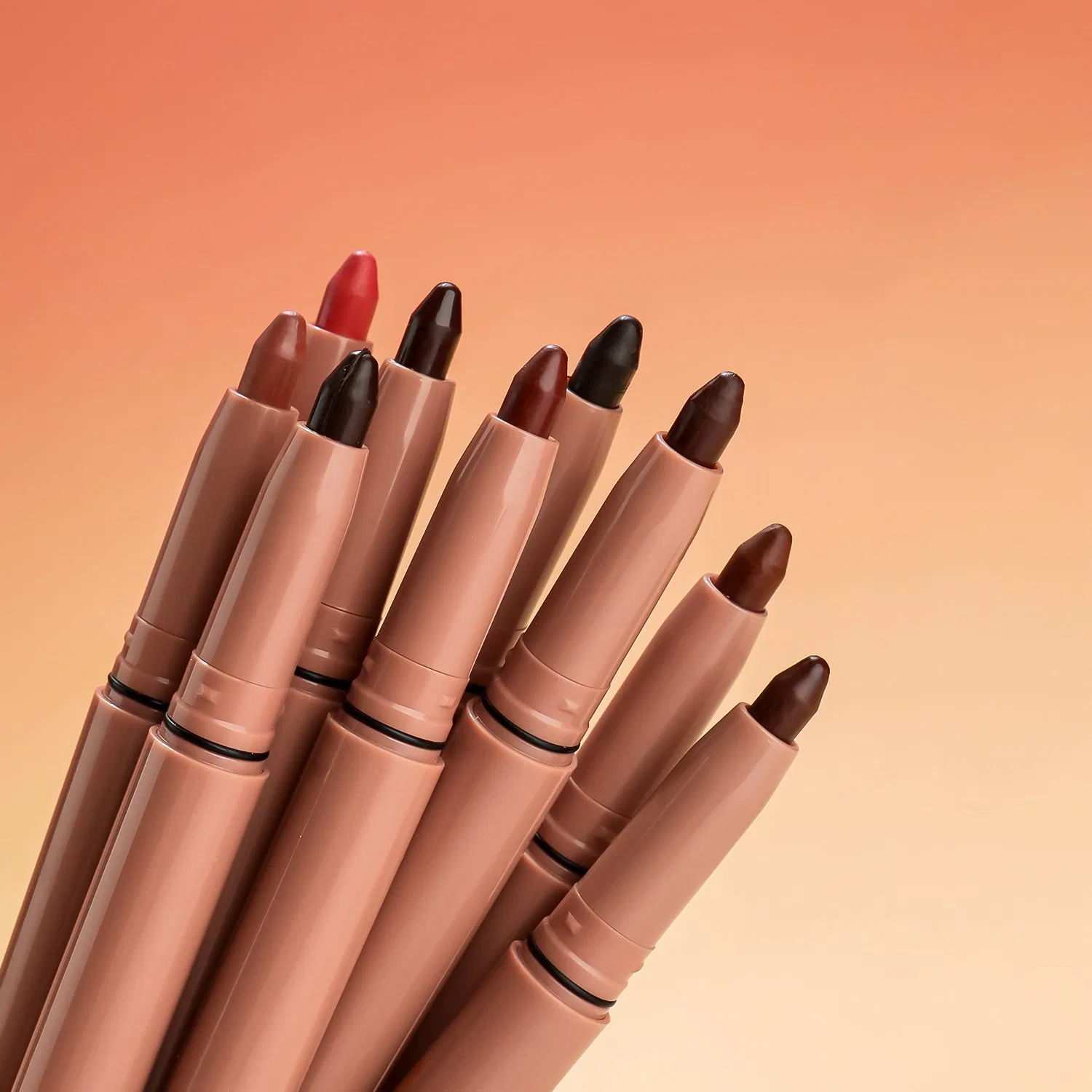 New Matte Lipliner Waterproof Long Lasting Custom Logo Twist up High Pigment Creamy Matte Lip Liner