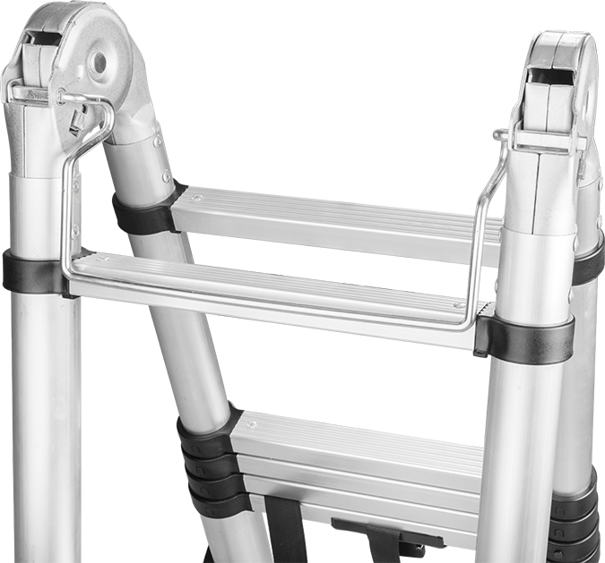 3.8m Extension Telescopic Aluminium Ladder Multi-Purpose Ladder