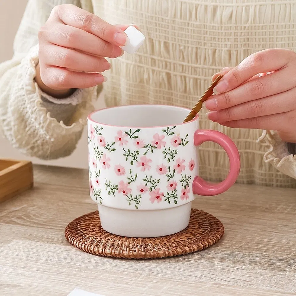 Resistant Hot and Cold Temperatures Ceramic Water Cup for Hosting Clients