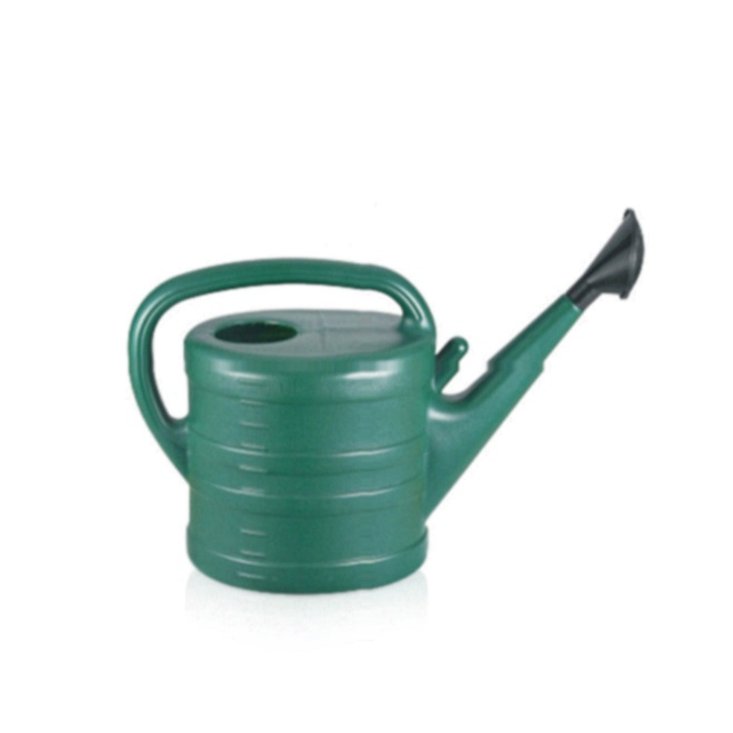 14L Plastic Wholesale Green Garden Watering Can Pot