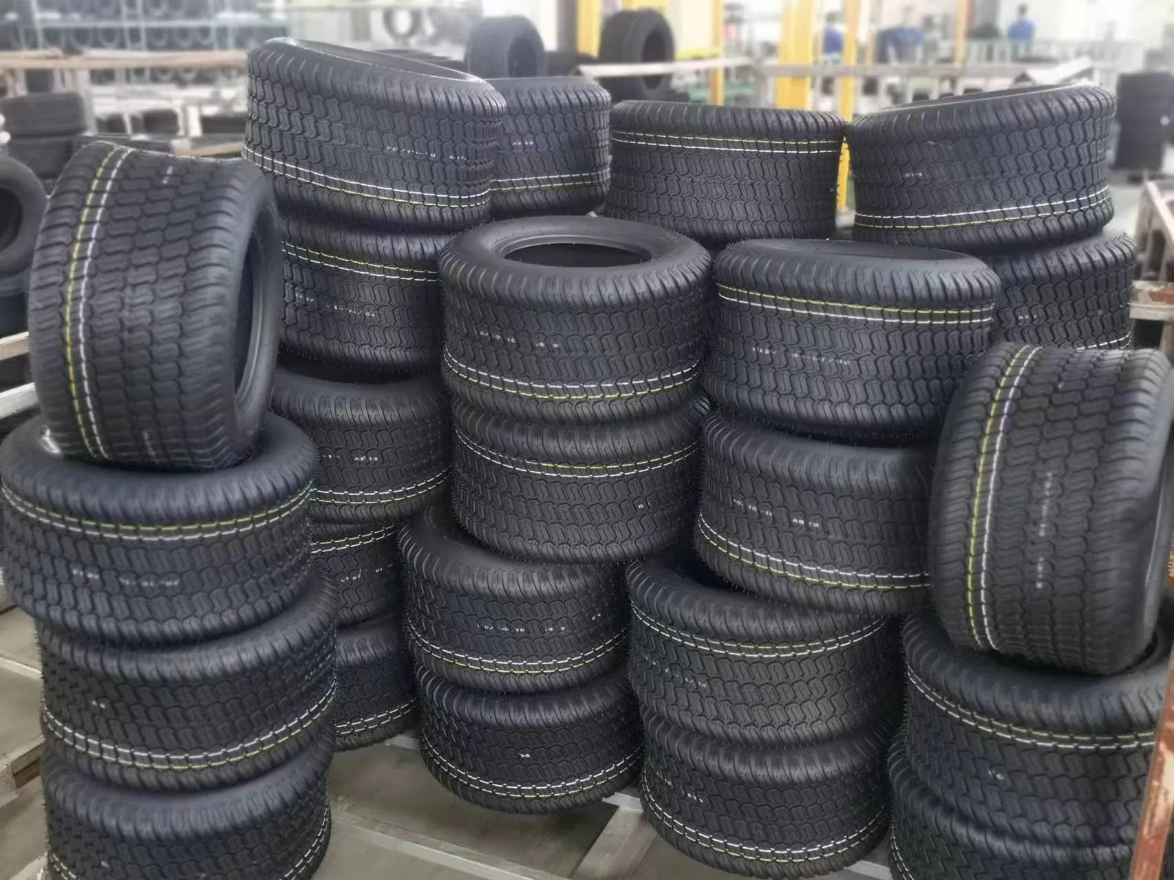 15X6.00-6 Tt/Tl Factory Lawn Mower Turf Wheel Tyre with Steel Rim