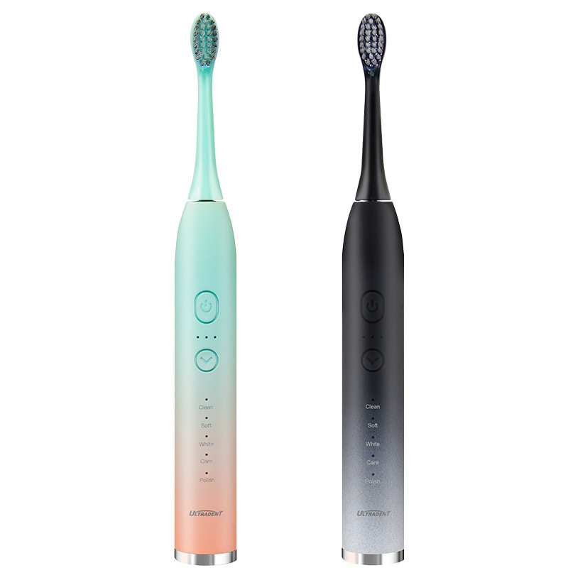 Soft Bristles USB Charging 5 Modes Waterproof Microwave Electric Toothbrush for Couple Adult