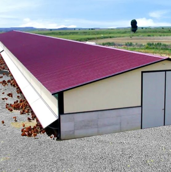 Quality Assurance Prefabricated Poultry House Customized Poultry Farm Chicken House Coop