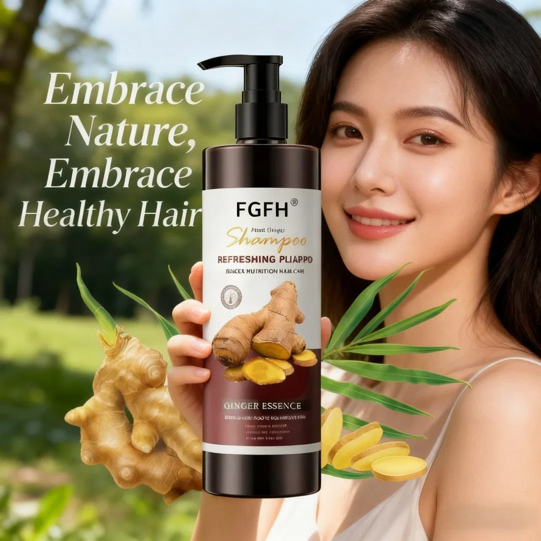 Ginger Essence Shampoo Oil Smooth Moisturizing Hair Shampoo
