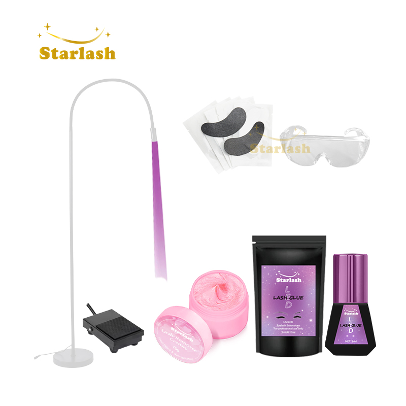 UV Lash Extension Set UV Glue Remover Lamp