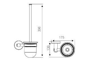 Project Product Good Price High Quality Wall Mounted China Toilet Brush Holder