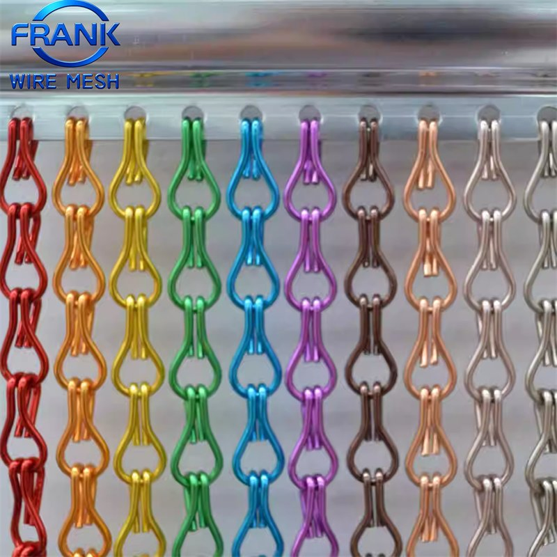 Brass Chain Link Curtain for High End Restaurant Ceiling Decor