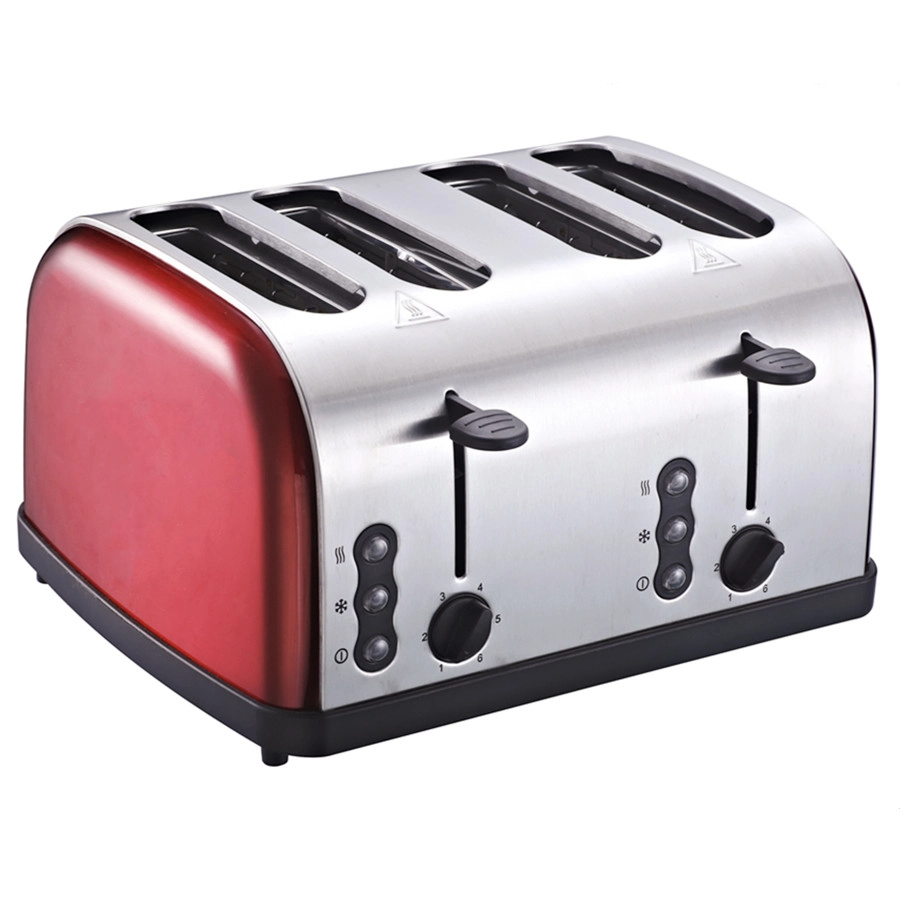 Classic Stainless Steel Electric Automatic Pop-up 2 4 Slice Bread Toaster