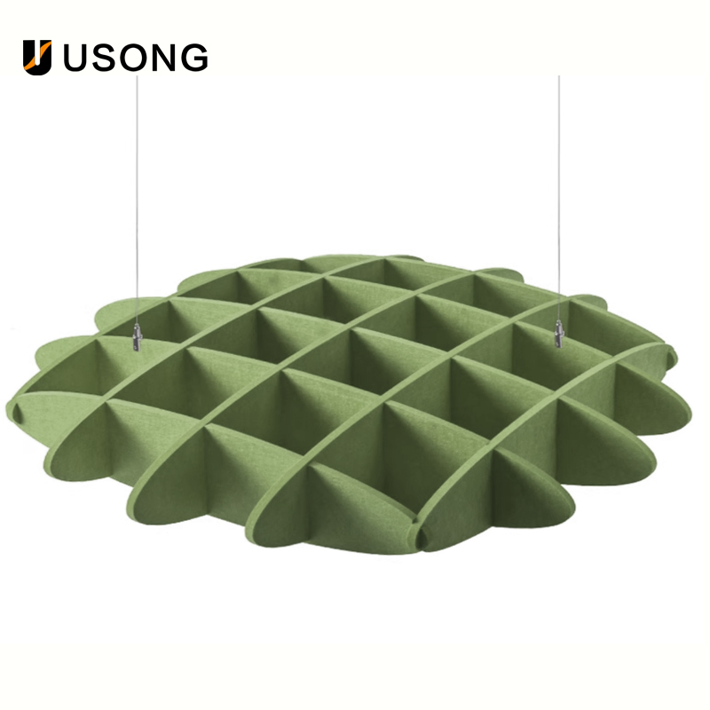 Stylish and Sustainable Polyester Fiber Acoustic Ceiling Panels