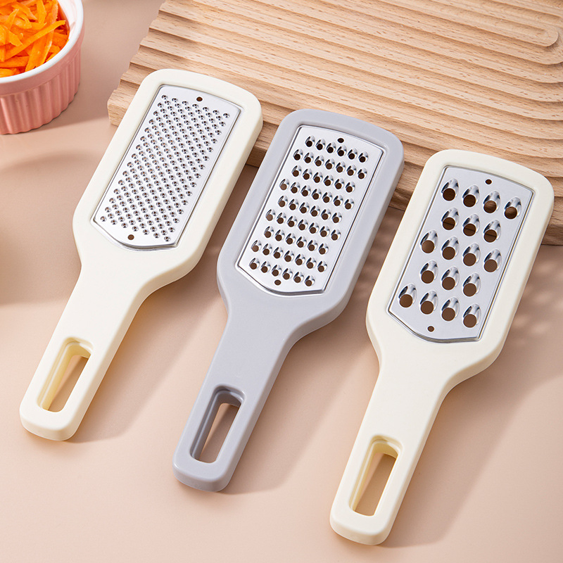 3 in 1 Kitchen Implements Stainless Steel Vegetable Fruit Grater Garlic Presser