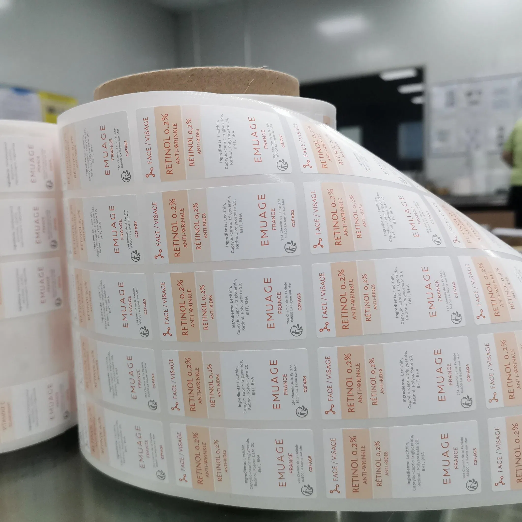 Stickers&Tags for Bottle/Food /Health Products/Logo Customized Size, Cmyk Printing