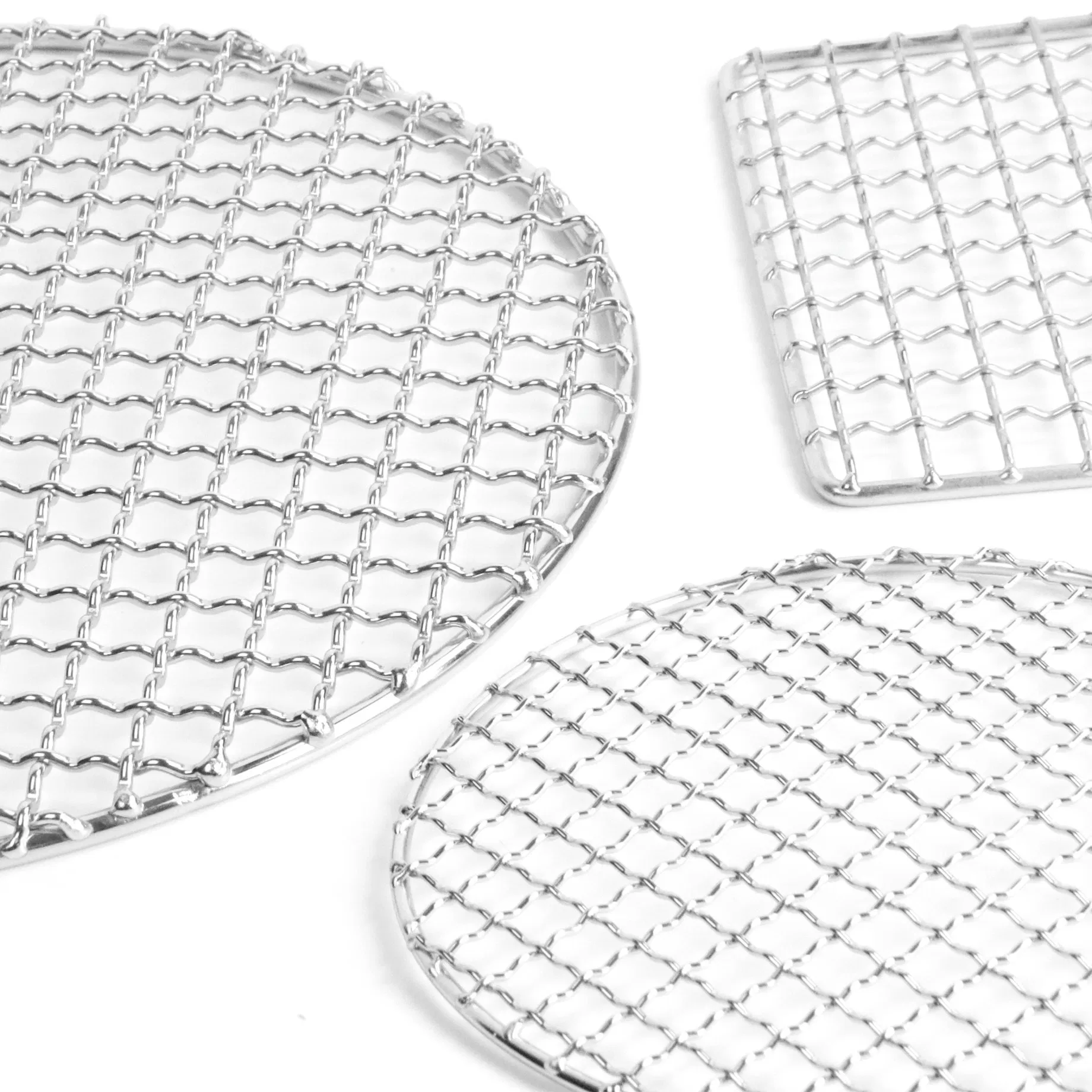 Diameter 45cm Barbecue Cooking Grate Custom Size & Shape Wire Mesh for Grilling