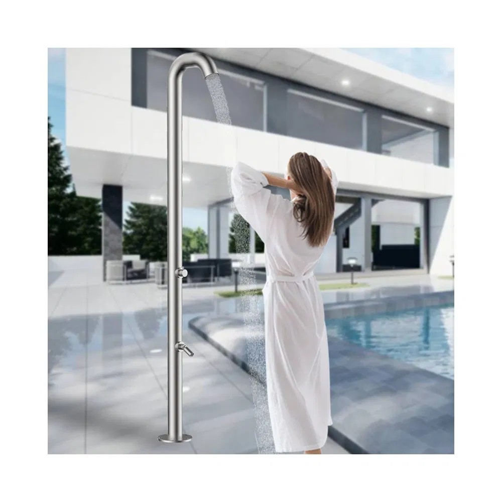 Elegant Outdoor Freestanding Shower Stainless Steel Outdoor Shower for Beaching