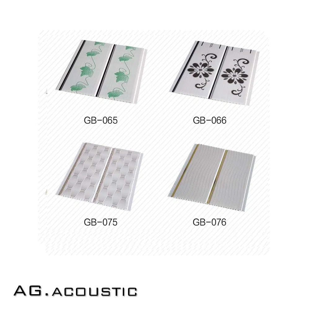 AG. Acoustic New Home Design Decoration Panel Integrate PVC Wall Tiles