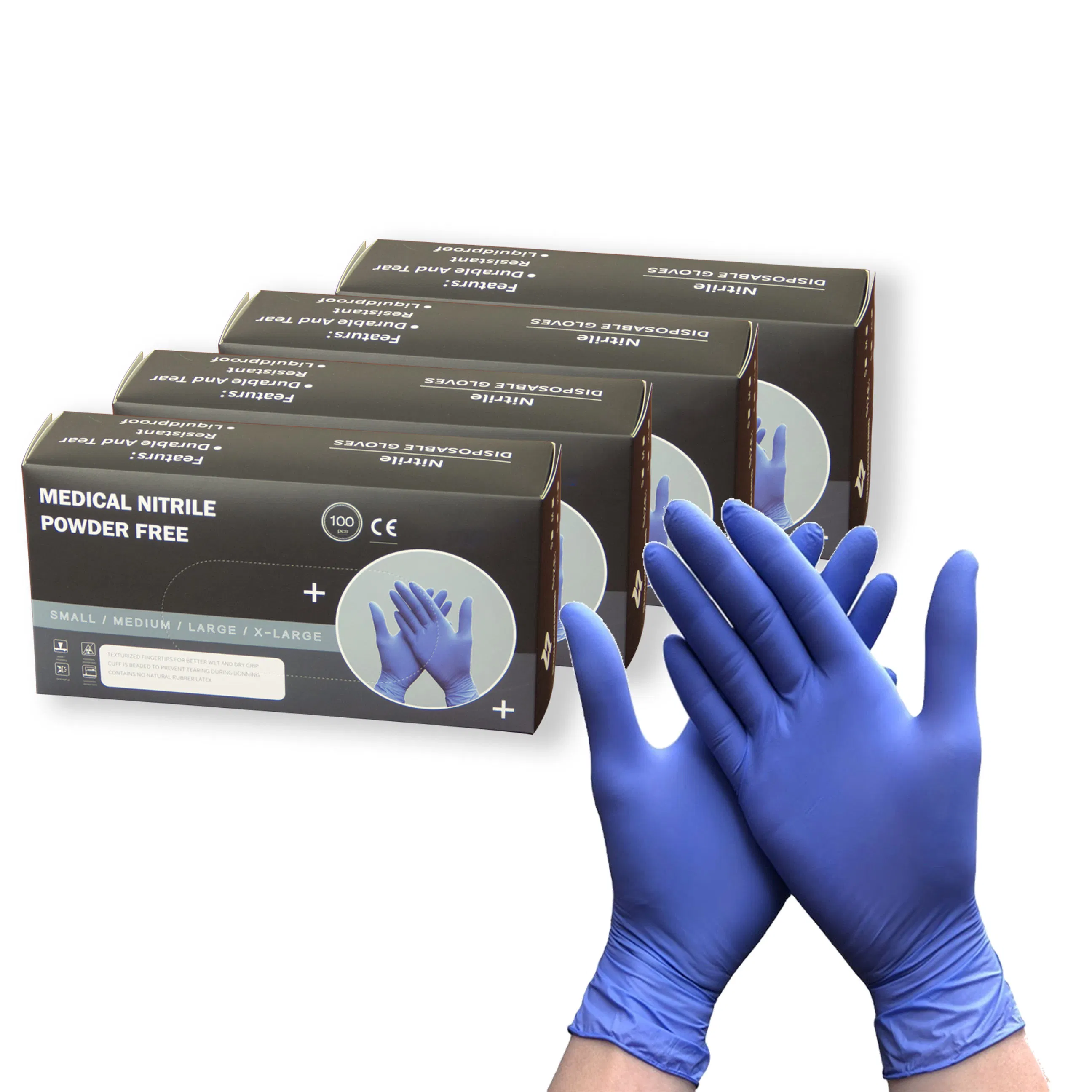 Special Price High Quality Comfortable Disposable Powder Free Pure 1oo% Purple Nitrile Gloves