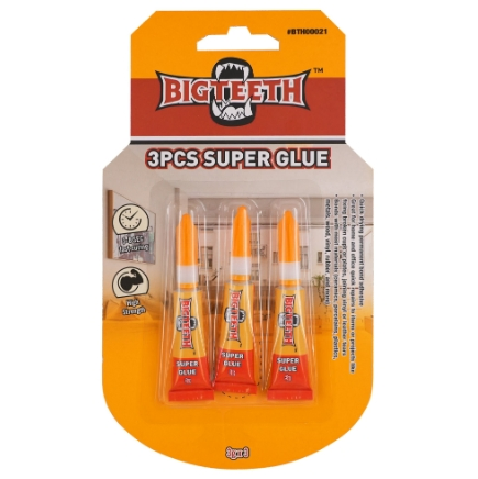 Bigteeth 3PCS Super Glue 3G X 3 Bth00021