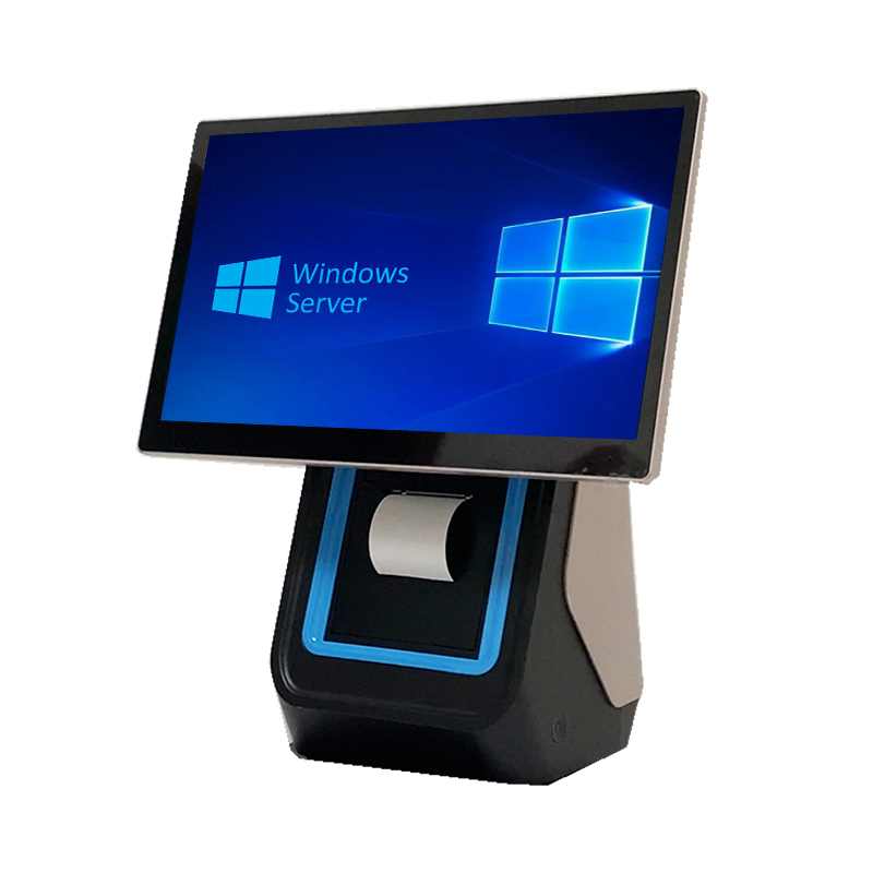 15.6" Touch POS Terminal 80mm Printer Windows & Android OS Ideal for Pdv & Retail