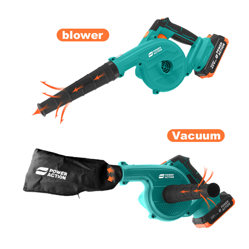 20V Electric Cordless Small Air Leaf Blower Garden Blower for Leaves Clean