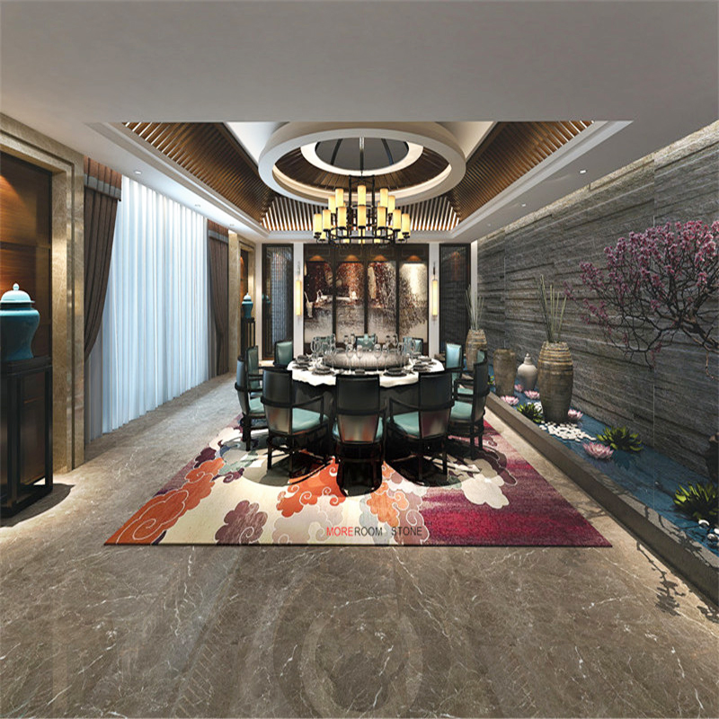 Messi Grey Ceramic Marble Texture Full Body Floor Tile