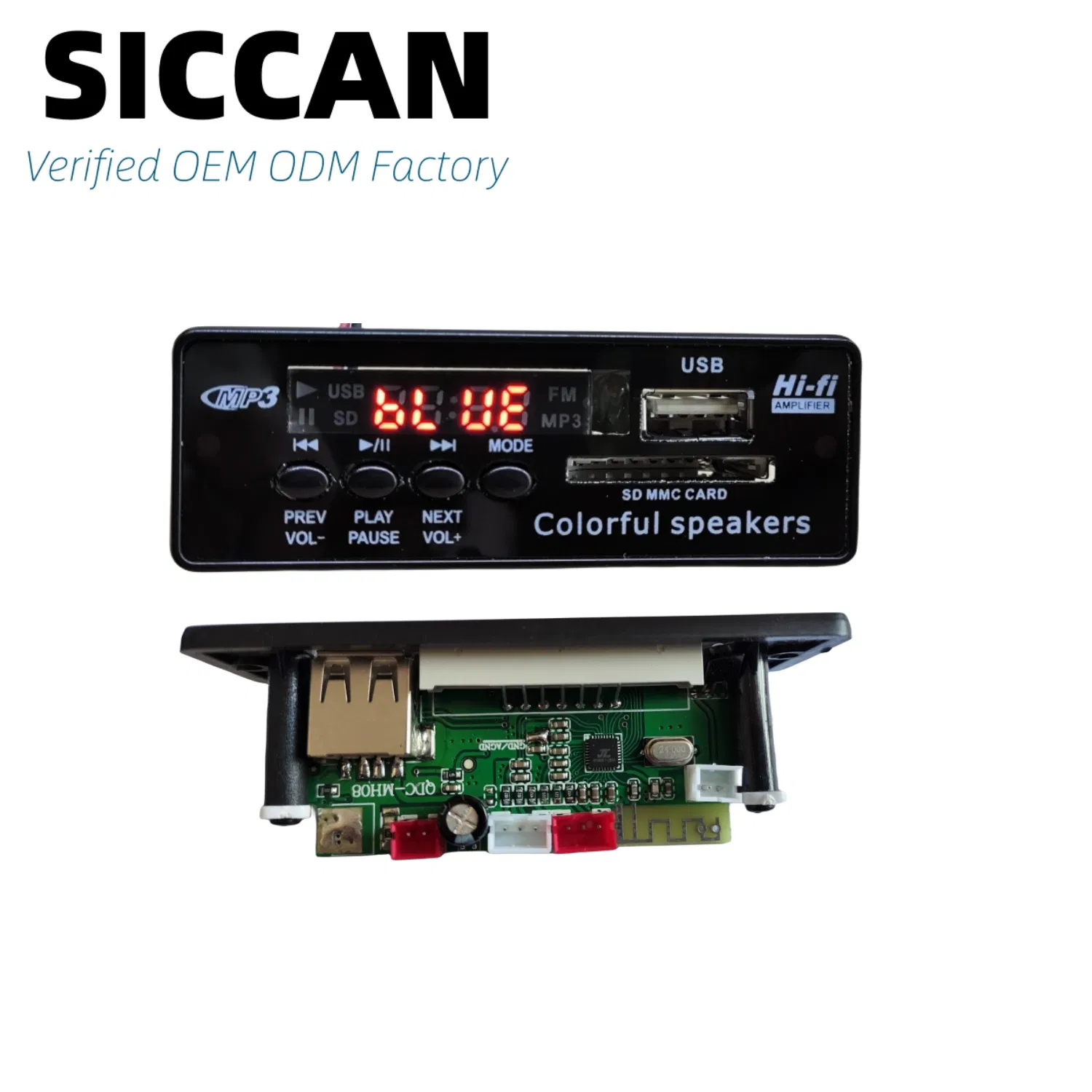Модуль декодера FM радио Bluetooth MP3 SC-M08