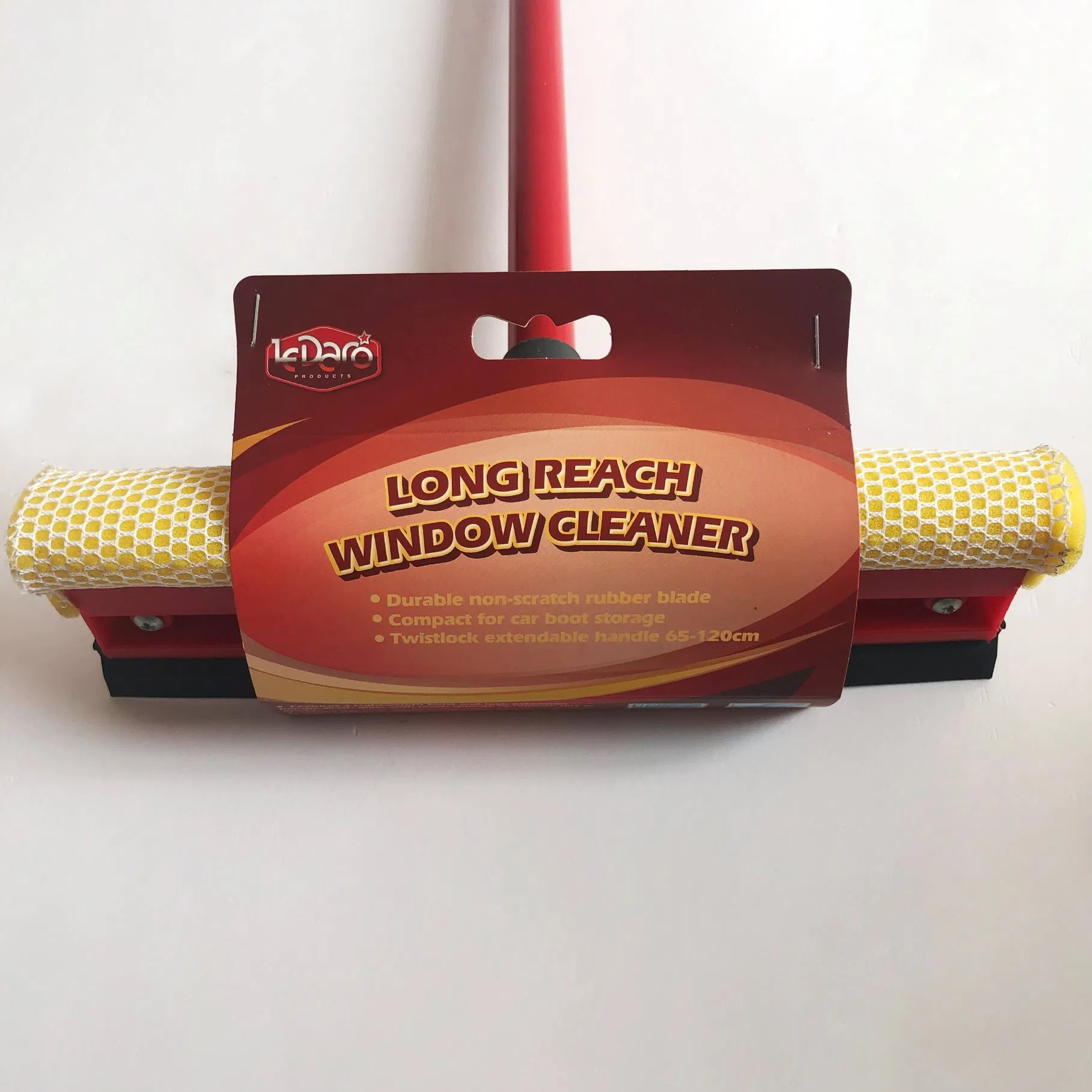 Wholesales Price Window Cleaner with Metal Telescopic Handle Rubber Squeegee and Sponge Refill for Outdoor and Indoor Cleaning