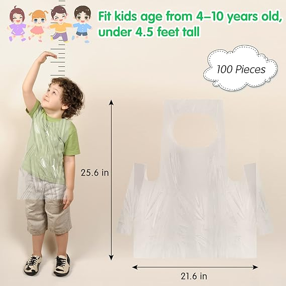 Perfect for Painting Child Sized Waterproof Aprons