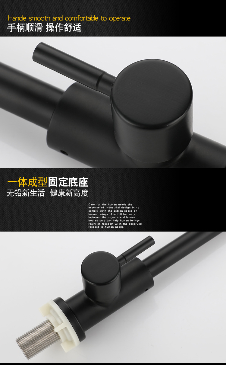 Factory Kitchen Sink Stainless Steel Waterfall Faucet Kitchen Faucet