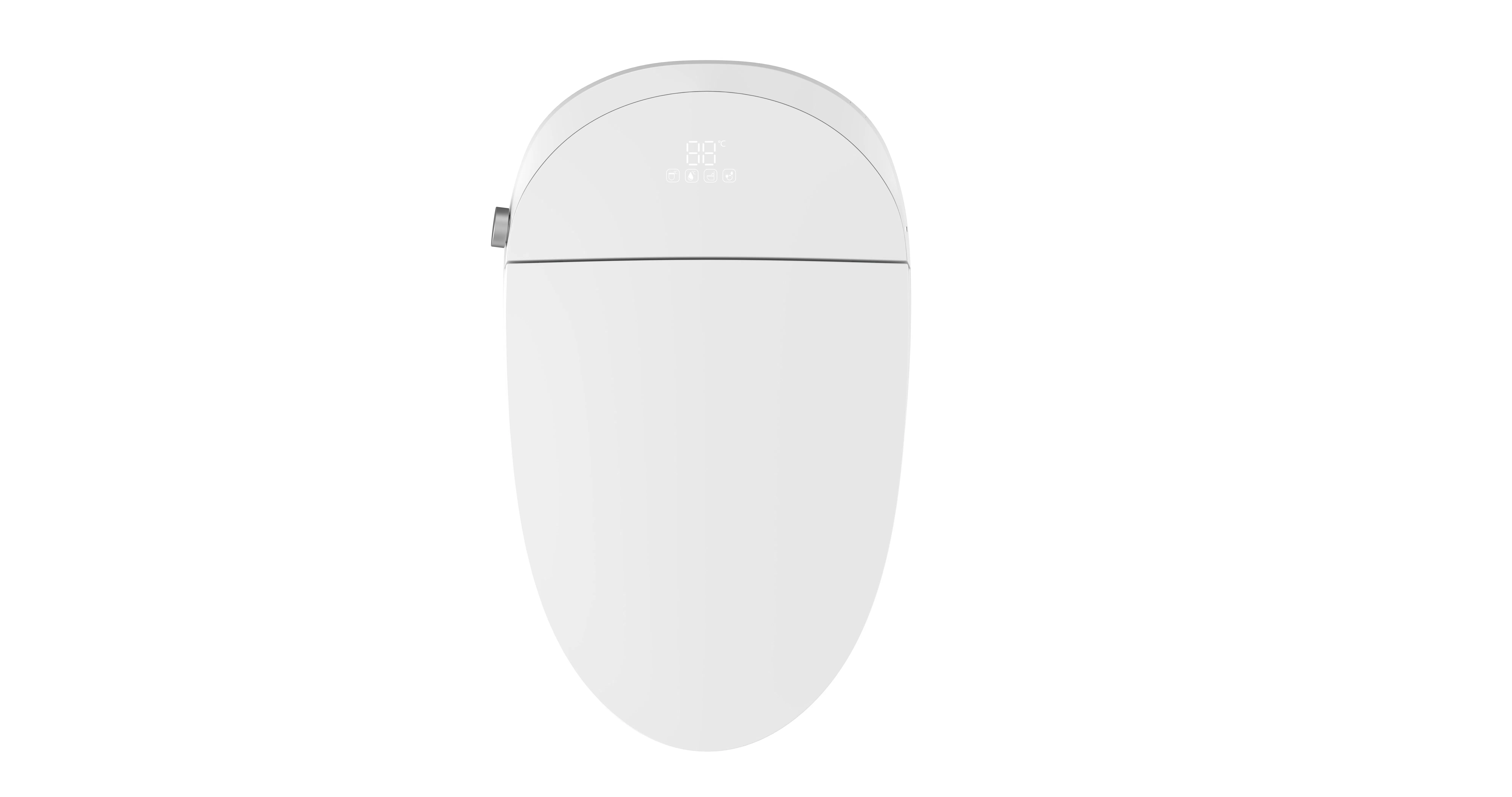 Tejjer One-Piece Smart Toilet with LED Display, Automatic Flush, Instant Heat, Night Light, Seat Heat