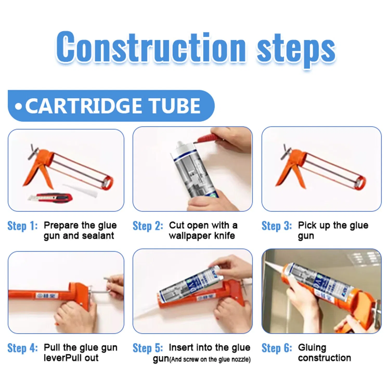 Modern Latest Custom-Made Premium Neutral Silicone Structural Adhesive for Window Installation and Home Construction