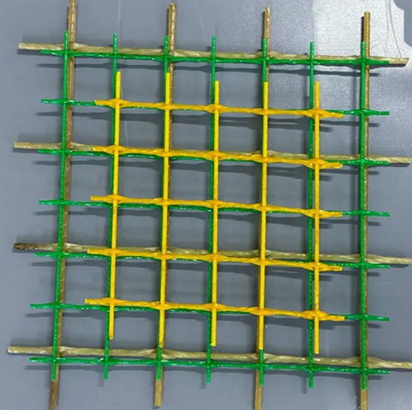 High Strength Non Corrosive Glass Fiber Reinforced Mesh FRP Steel Mesh Winding for Building Concrete