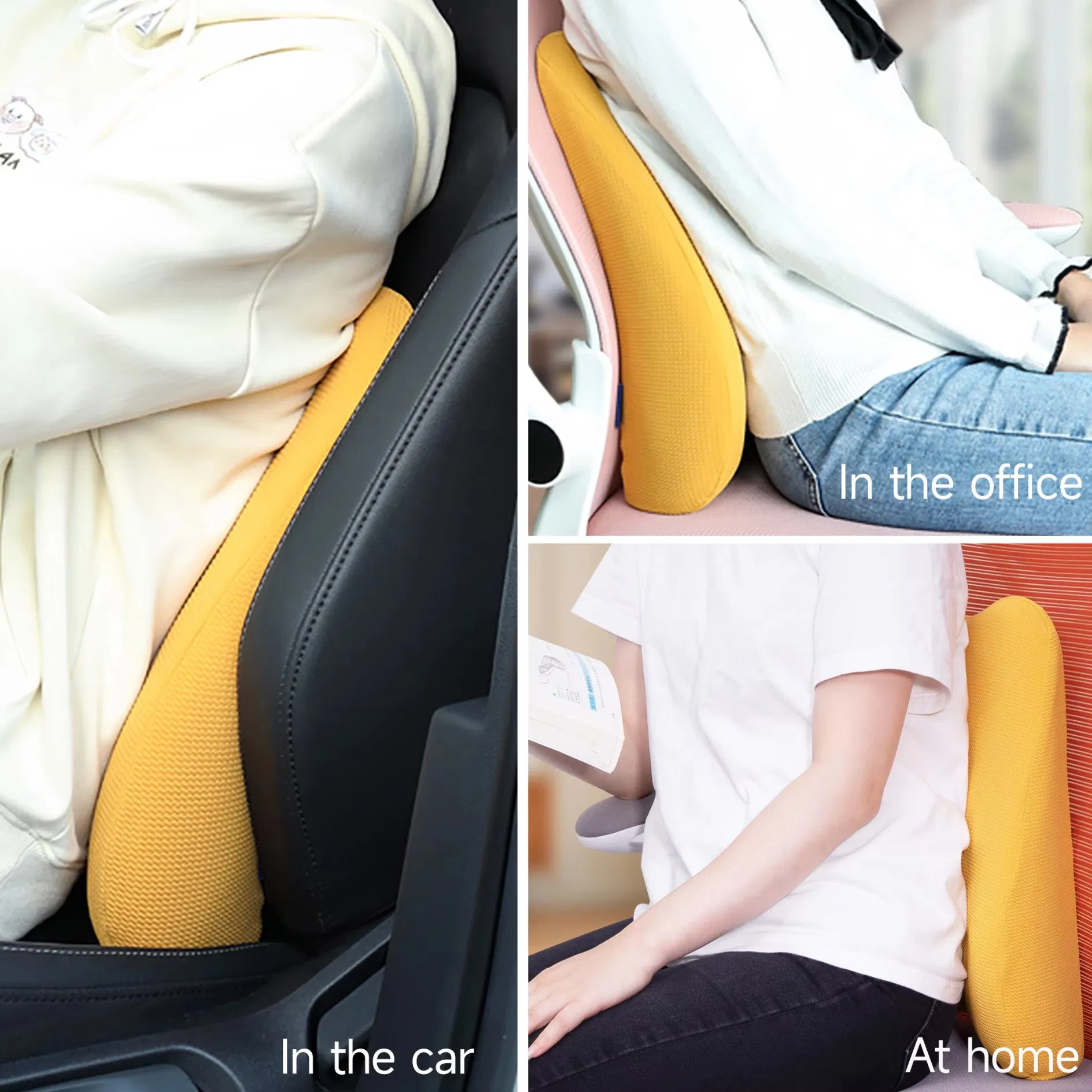 Custom Lumbar Back Support Memory Foam Reading Pillow