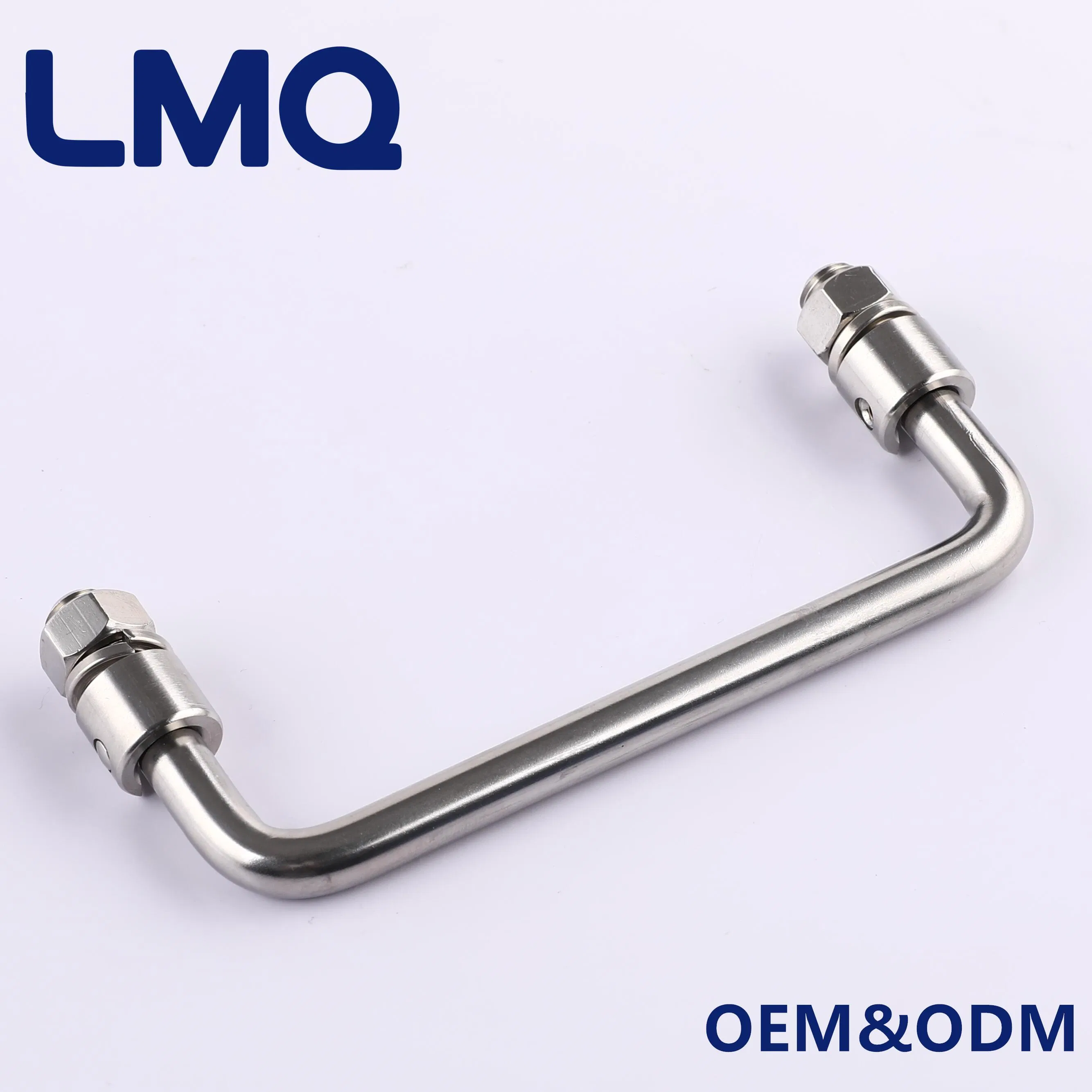 Industrial Stainless Steel 304 90 Degree Electrical Toolbox Cabinet Toolbox Hardware Folding Pull Door Heavy Duty Foldable Handle for Metal Box Enclosures