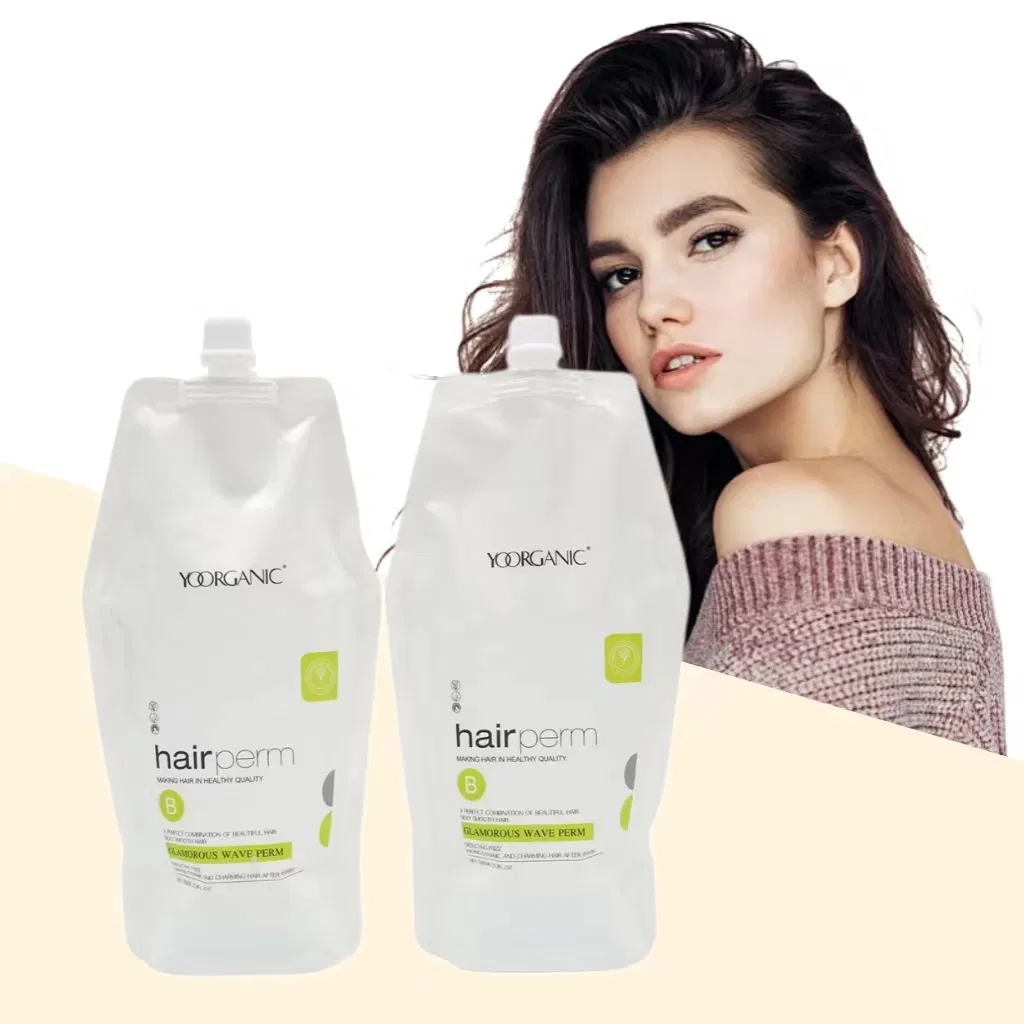Brand Professional Salon 2*1000ml Perm Hair Lotion Digital Ceramic Perm Soft Hair Styling Product