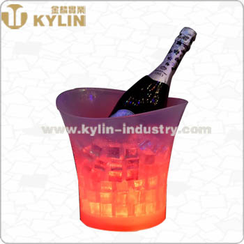 Multi-Use Plastic Illuminated LED Ice Bucket