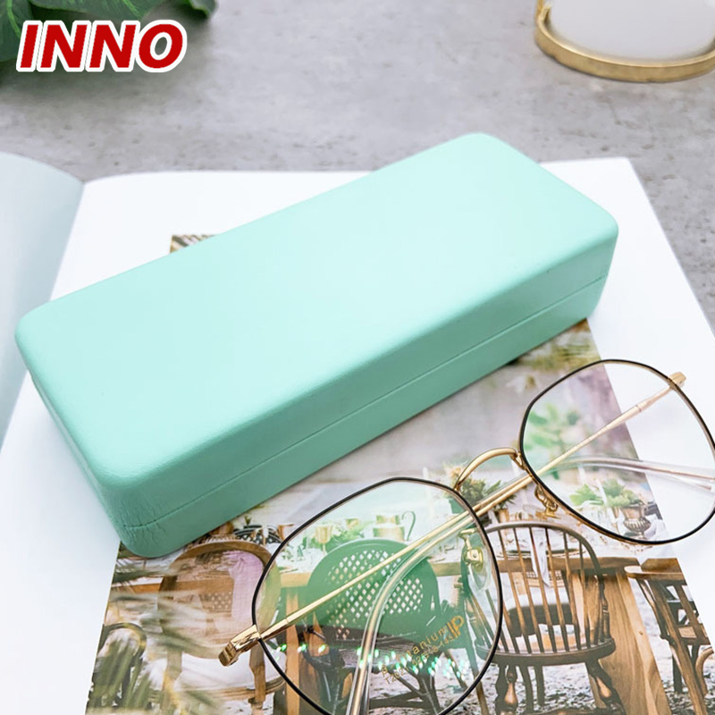 Inno-T106 New Model Glasses Case Manufacturer Wholesale Ins Style Rectangular Iron Eyeglasses Box, Customized Logo, Made in China