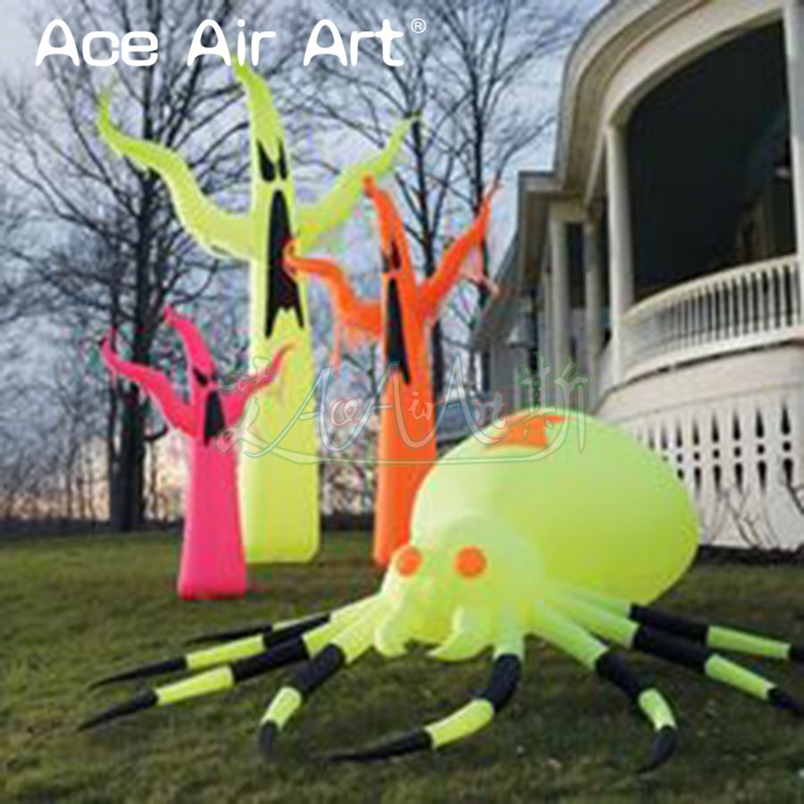 Halloween Colorful Inflatable Ghost Decoration Terror Halloween Activities Decoration