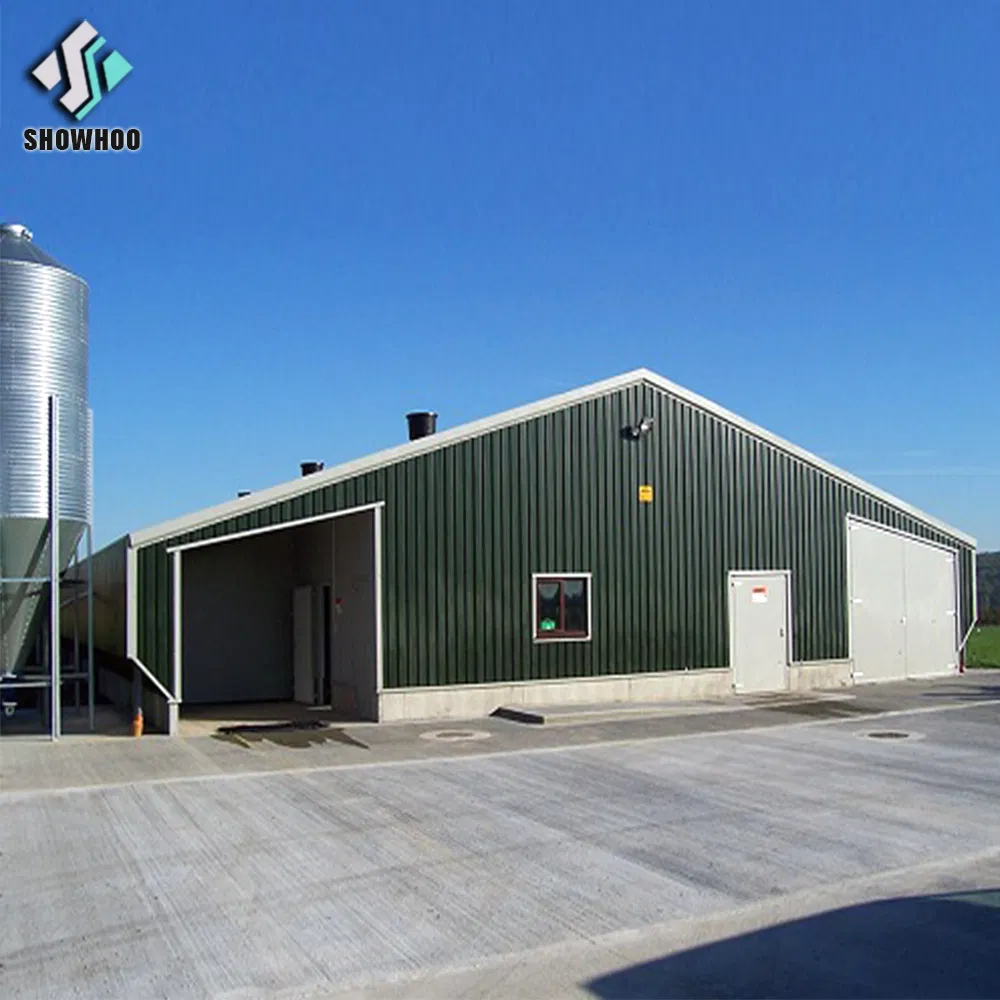 Modern Farmhouse-Style Automatic Poultry House Steel Structure