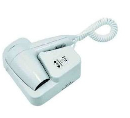 ABS Plastic Hotel Bathroom Wall Mounted Professional Hair Dryer