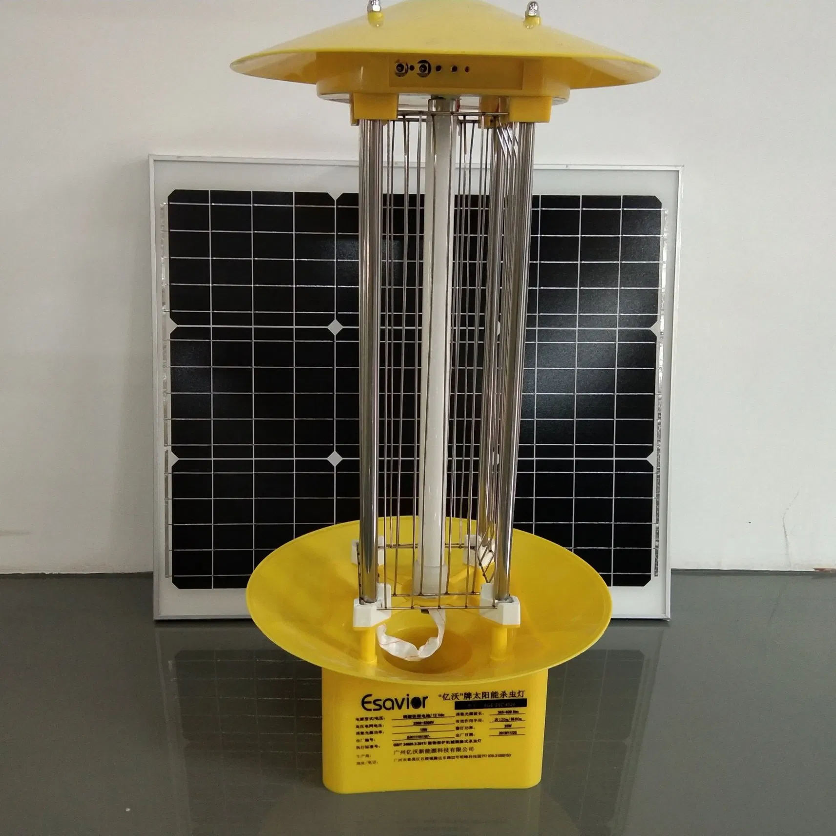 Solar Insecticidal Light Solar Insect/Pest Killer Lamp for Farm Family Health with 30W Poly Solar Panel