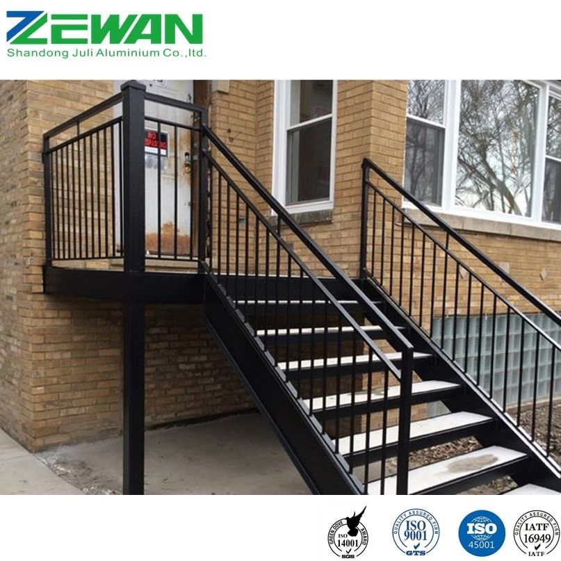 Aluminum Balcony Balustrade Staircase Handrail Floor Railing for Garden Swimming Pool