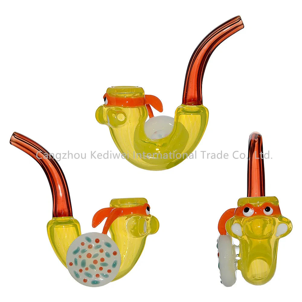 Creative Us Color Rods Sherlock Glass Hand Pipe Smoking Pipe Factory Wholesale