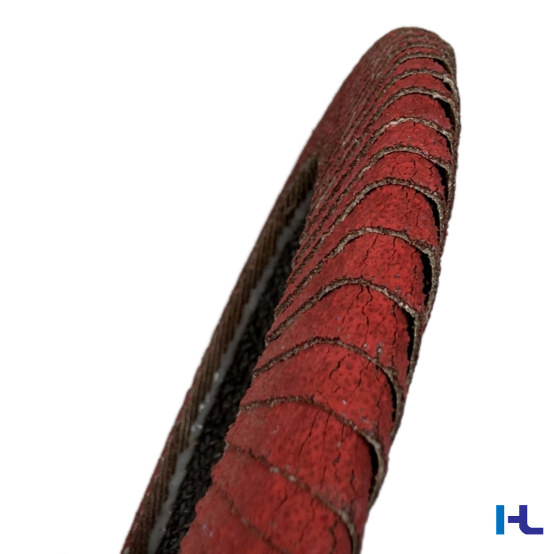 4-1/2"*7/8" Ceramic Zirconia Alumina Aluminium Oxide Silicon Carbide Curved Abrasive Flap Disc with Vsm Zk765 for Angle Polishing