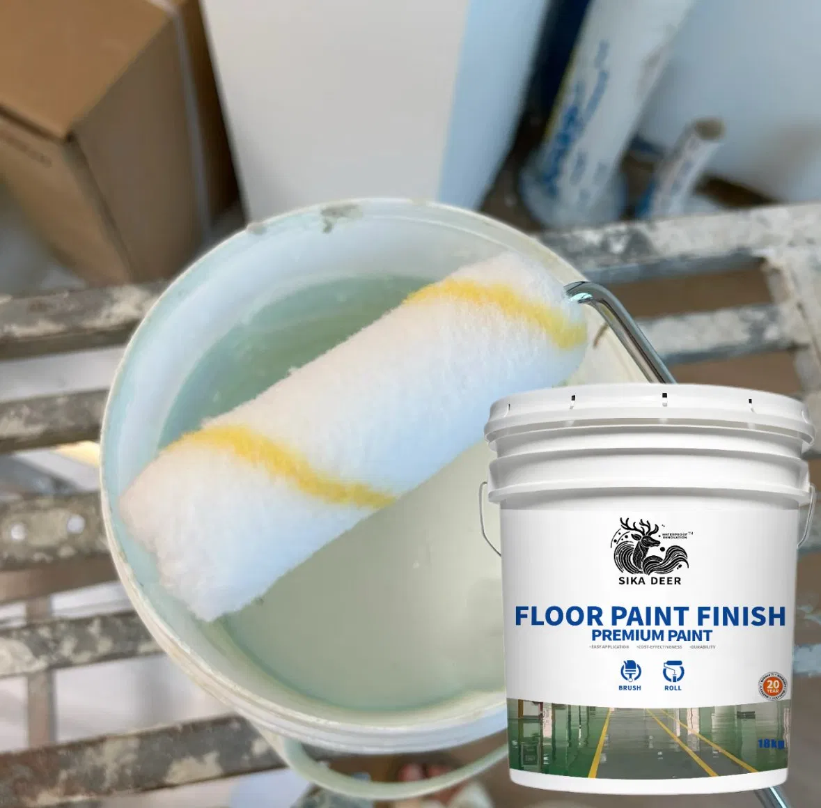 Floor Paint Finish Coating for Wear-Resistant High Hardness Floor Paint