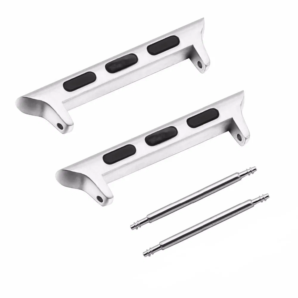 Stainless Steel Spring Bar Metal Clasp for Apple Watch Band Adapter
