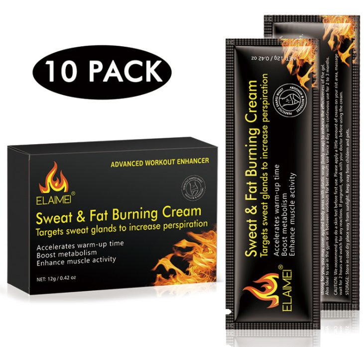 Portable Workout Enhancer Fat Burning Sweat Slim Cream for Women and Men for Weight Loss