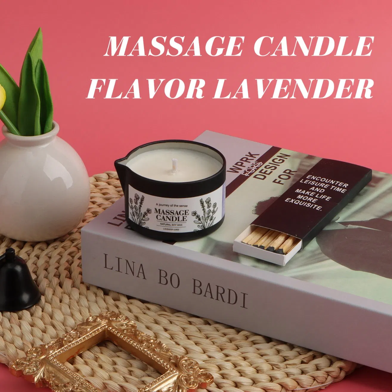 Natural Soy Aromatherapy Massage Candles and Oils for Relaxation Bliss