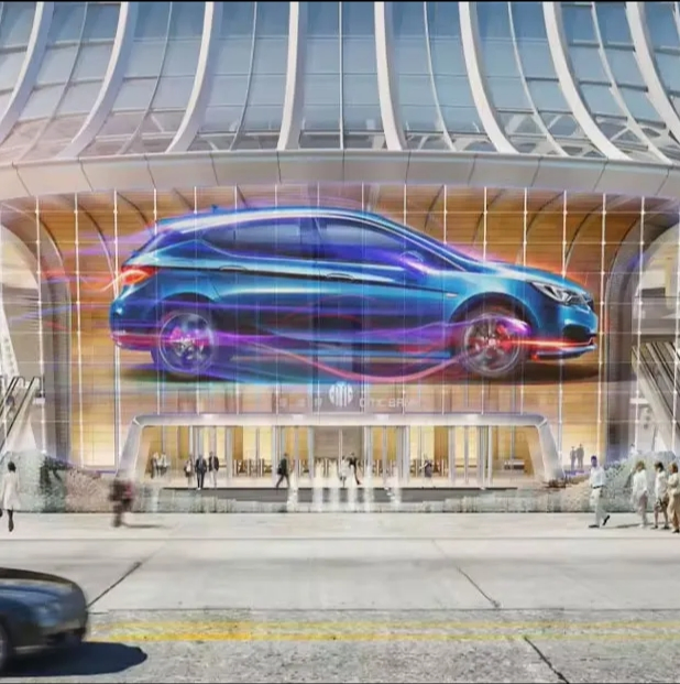 Transparent LED Display Building Wall Window Indoor Outdoor LED Display Screen for Shopping Mall